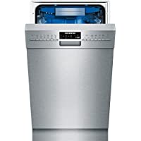 Siemens SR456S01TE - Lavavajillas empotrado (A+++- 188 kWh-año- 2660 L-año- acero inoxidable- AquaStop- doble…